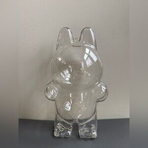 Labubu Popmart clear plastic case for storage